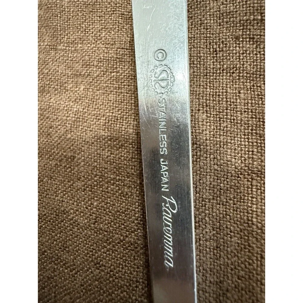 Vtg SRI Ravenna STANLEY ROBERTS Japan Stainless Flatware Butter Knives (3) MCM